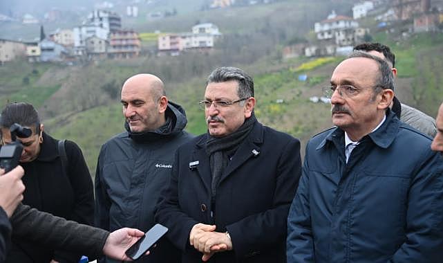 BAŞKAN GENÇ, AKÇAABAT’TA PROJELERİ YERİNDE İNCELEDİ