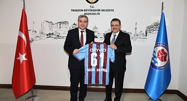 BAŞKAN GENÇ, GÜRCİSTAN'IN ANKARA BÜYÜKELÇİSİNİ AĞIRLADI