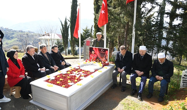 BAŞKAN GENÇ’TEN ŞEHİT PİLOT GENÇCELEP'İN KABRİNE VE AİLESİNE ZİYARET