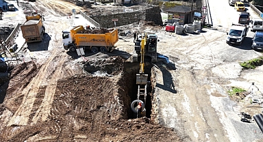 BÜYÜKŞEHİR’DEN DERNEKPAZARI’NDA ALTYAPI SEFERBERLİĞİ