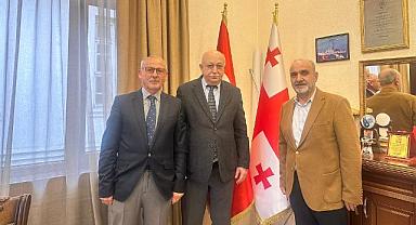 ÖZEL İMPERIAL HASTANESİ YÖNETİMİNDEN GÜRCİSTAN BAŞKONSOLOSLUĞUNA TAZİYE ZİYARETİ