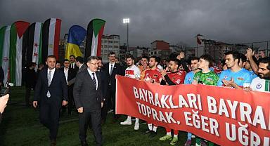 TRABZON’DA FUTBOLLA KARDEŞLİK BULUŞMASI