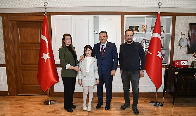 TRABZON'UN GURURU LİNA'DAN BAŞKAN GENÇ'E ZİYARET