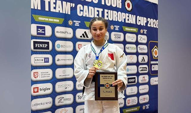 TRABZONLU JUDOCU YAĞMUR YILMAZTÜRK AVRUPA’DA ALTIN MADALYA KAZANDI