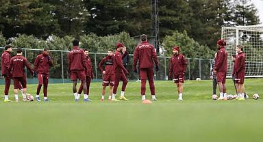 TRABZONSPOR, GALATASARAY DERBİSİ HAZIRLIKLARINI SÜRDÜRÜYOR