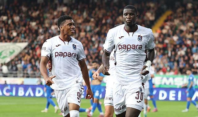 TRABZONSPOR’UN HÜCUM İKİLİSİNDEN TARİHİ DEPLASMAN PERFORMANSI
