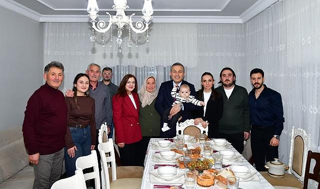 VALİ ŞAHİN’DEN ŞEHİT AİLESİNE İFTAR ZİYARETİ