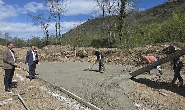 ARSİN’E YENİ HİZMET BİNASI: TEMEL ATMA TÖRENİ GERÇEKLEŞTİRİLDİ