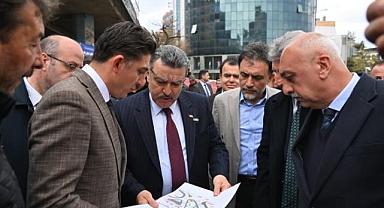 BAŞKAN GENÇ, MEYDAN’DAKİ DÖNÜŞÜMÜ YERİNDE İNCELEDİ