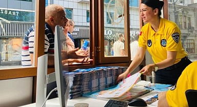 BÜYÜKŞEHİR ON BİNLERCE TURİSTE HİZMET VERDİ