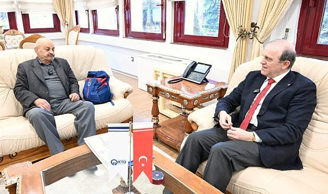 KTÜ MEZUNU 77 YAŞINDAKİ ASLAN ÜNİVERSİTESİNDE AĞIRLANDI