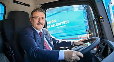 TRABZON BÜYÜKŞEHİR BELEDİYESİ ARAÇ FİLOSUNU GÜÇLENDİRİYOR