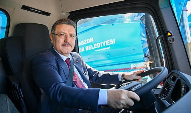 TRABZON BÜYÜKŞEHİR BELEDİYESİ ARAÇ FİLOSUNU GÜÇLENDİRİYOR