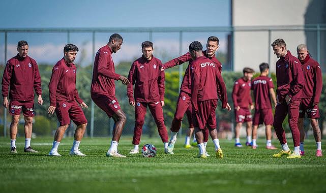 TRABZONSPOR, RAMS BAŞAKŞEHİR MAÇI HAZIRLIKLARINI SÜRDÜRÜYOR