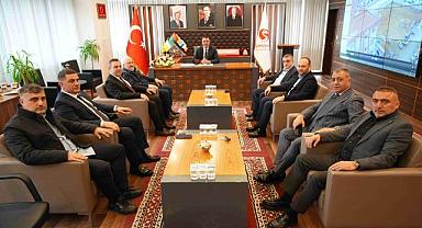 TRABZONSPOR YÖNETİMİNDEN BAŞKAN BAŞER’E ZİYARET