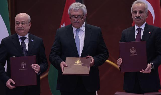 TÜRKİYE-SURİYE-ÜRDÜN ARASINDA ULAŞTIRMADA ORTAK ADIM: ÜÇLÜ İŞBİRLİĞİ MUTABAKATI İMZALANDI