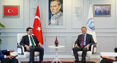 BAŞKAN KAYA, HOLLANDA ANKARA BÜYÜKELÇİSİ WİJNANDS’I AĞIRLADI