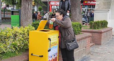 ORTAHİSAR BELEDİYESİ ATIK YAĞ TOPLAMA KUMBARALARINI HİZMETE SUNDU