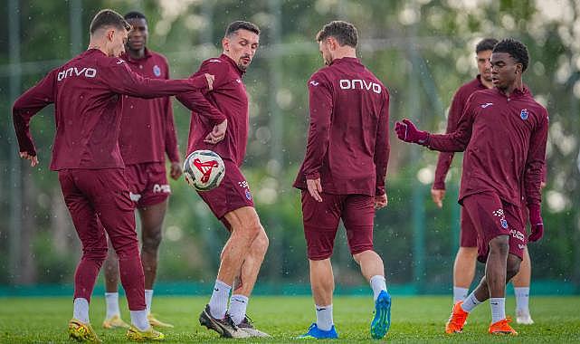 TRABZONSPOR’DA KUPA FİNALİ MESAİSİ SÜRÜYOR