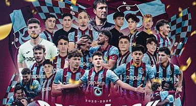 TRABZONSPOR U19 ÜST ÜSTE ÜÇÜNCÜ KEZ ŞAMPİYON!