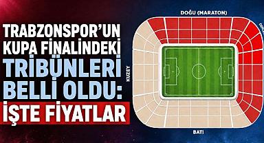 TRABZONSPOR’UN KUPA FİNALİNDEKİ TRİBÜNLERİ BELLİ OLDU