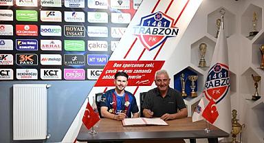AHMET EREN TRABZON EKİBİYLE SÖZLEŞME İMZALADI