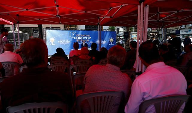 AKÇAABAT’TA “VATANDAŞ SORUYOR, BAŞKAN CEVAPLIYOR” BULUŞMASI