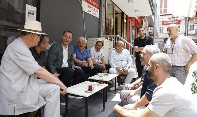 BAŞKAN EKİM, ŞEHRİN HER NOKTASINDA VATANDAŞLA BULUŞUYOR