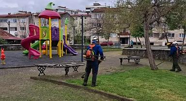 ORTAHİSAR’DA PARKLAR YAZA HAZIR HALE GETİRİLDİ