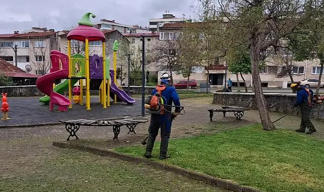 ORTAHİSAR’DA PARKLAR YAZA HAZIR HALE GETİRİLDİ