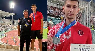 TRABZONLU ATLET YASİR KUDUBAN BALKAN İKİNCİSİ OLDU