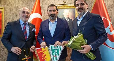 TRABZONSPOR’A KURUCU KULÜPLERDEN ZİYARET