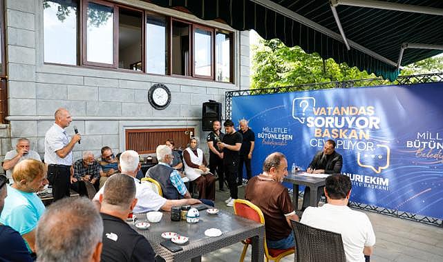 VATANDAŞ SORUYOR, BAŞKAN CEVAPLIYOR PROGRAMI YILDIZLI MAHALLESİ’NDE GERÇEKLEŞTİRİLDİ