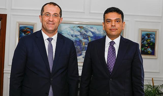 BAŞKAN EKİM'DEN KAYMAKAM ŞAHİN'E HAYIRLI OLSUN ZİYARETİ