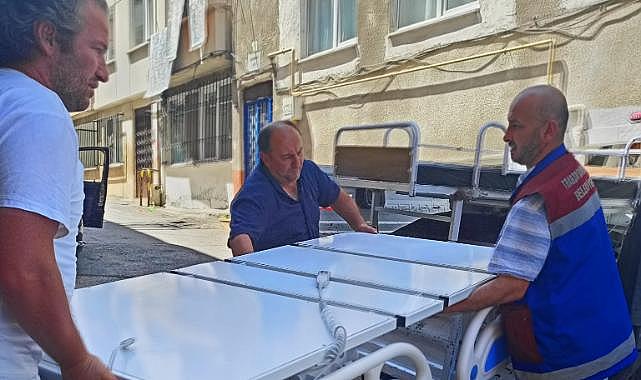 BÜYÜKŞEHİR'DEN İHTİYAÇ SAHİPLERİNE HASTA YATAĞI DESTEĞİ