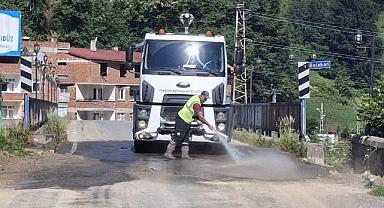 BÜYÜKŞEHİR EKİPLERİNDEN TEMİZ BİR ÇEVRE İÇİN YOĞUN ÇALIŞMA 