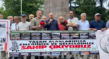 DERELERİN KARDEŞLİĞİ PLATFORMU'NDAN MADEN VE HES PROJELERİNE TEPKİ