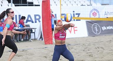 TRABZON'DA PLAJ VOLEYBOLU HEYECANI SÜRÜYOR