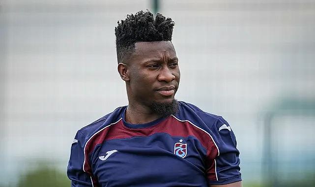 TRABZONSPOR'DA ANDRE ONANA TAKIMLA ÇALIŞMALARA BAŞLADI