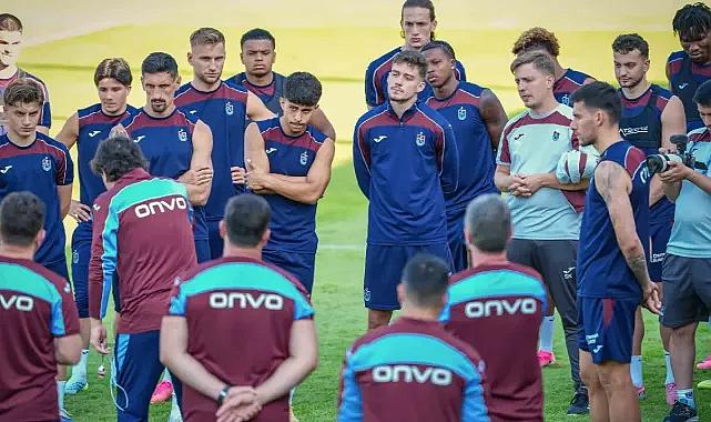 TRABZONSPOR, EİNTRACHT FRANKFURT MAÇI ÖNCESİ HAZIRLIKLARINI TAMAMLADI